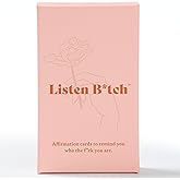 Listen B*tch Affirmation Cards | 50 Daily Affirmations To Remind You Who The F*ck You Are