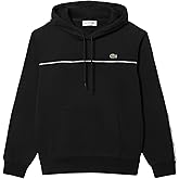 Lacoste mens Classic Fit Logo Stripe Sweatshirt