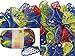 Clearance Pack of 3 Balls Metallic Dee Ruffle Scarf Yarn Mix Colors Lot (mix27)