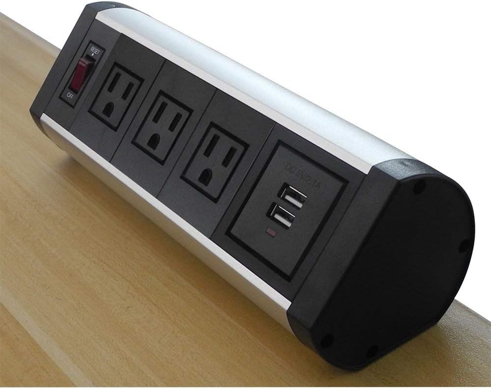 Removable Desktop Desk Edge Clamp Mount Aluminum Housing