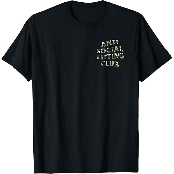 Amazon.com: Anti Social Lifting Club: Green Camo (Front +