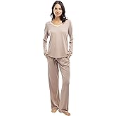 jijamas Incredibly Soft Pima Cotton Women's Pajamas Set - The Long Sleeve Set