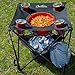 Tailgating Table- Collapsible Folding Camping Table with Insulated Cooler, Food Basket and Travel Bag for Barbecue, Picnic & Tailgatethumb 4