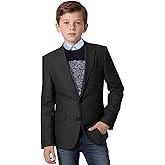 Tweed Herringbone Boys Blazer Classic Jacket for Boy Casual Jacket Formal Tweed Patterned Sport Coat