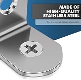 shinfly L Brackets 20 Pcs 20x20mm Metal Corner Braces for Wood Furniture view 8