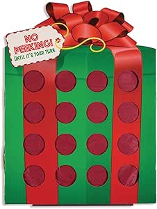 Amazon.com: Christmas Gift Prize Punch Game (16 Holes for prizes