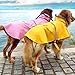 okdeals Large Dog Raincoat Leisure Pet Waterproof Clothes Lightweight Rain Jacket Poncho with Strip Reflective (XXL)