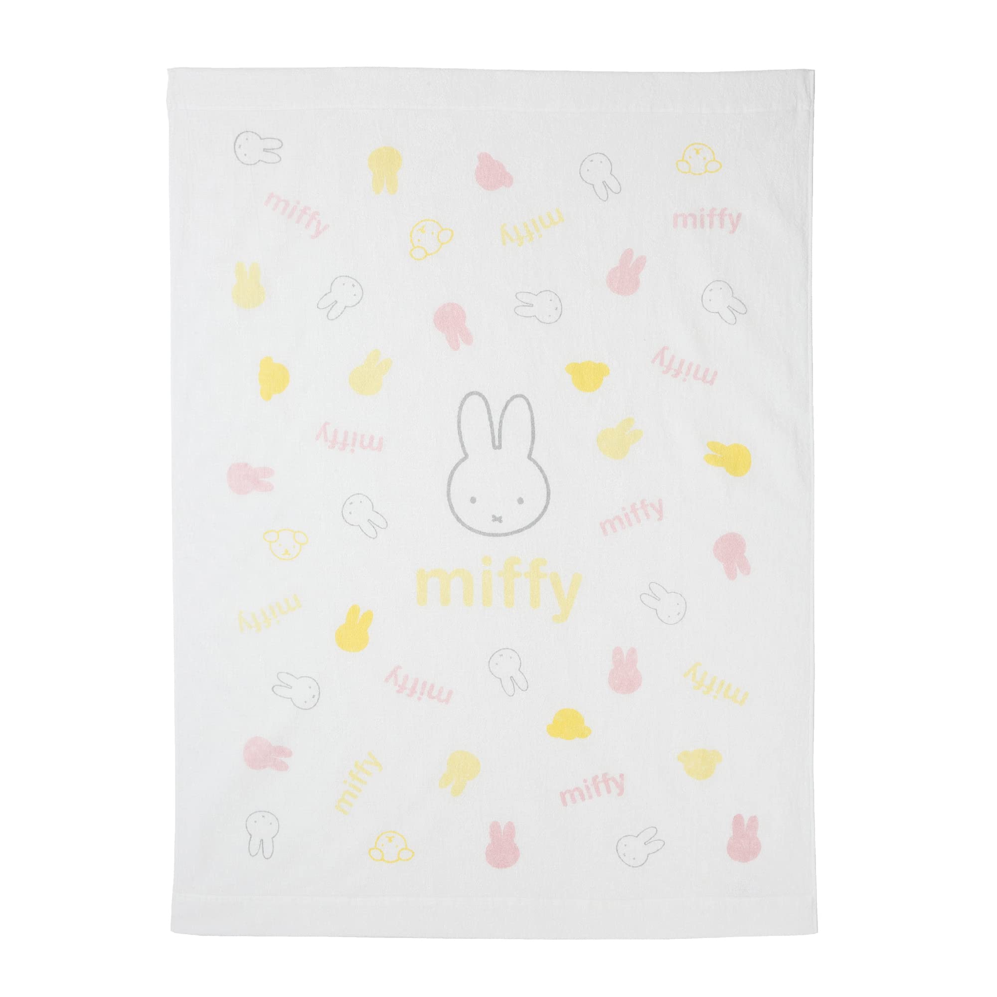nishikawa 【 西川 】 ベビータオルケット 85×115cm 洗える ミッフィー おかお柄 日本製 ホワイト WR52240001商品画像