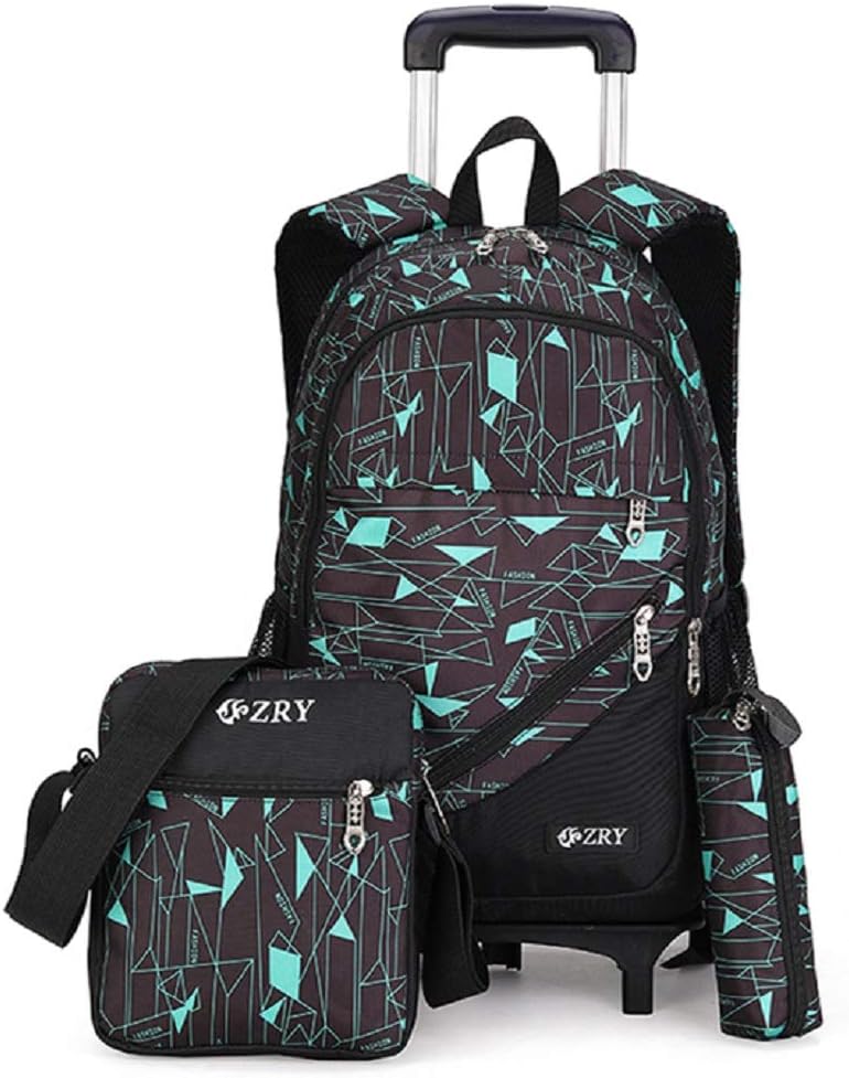 3pcs Kids Rolling Backpacks Luggage Six 