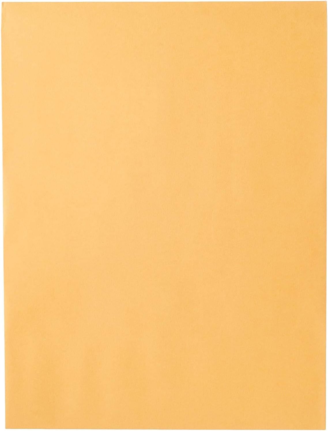 Mead Catalog Mailing Envelope with Clasp, 10" x 13", Brown Kraft, 100/Box (CO797) : Office Products