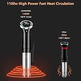 GOYERRNES 1100W WiFi Sous Vide Cooker, Precision Immersion Circulator view 7