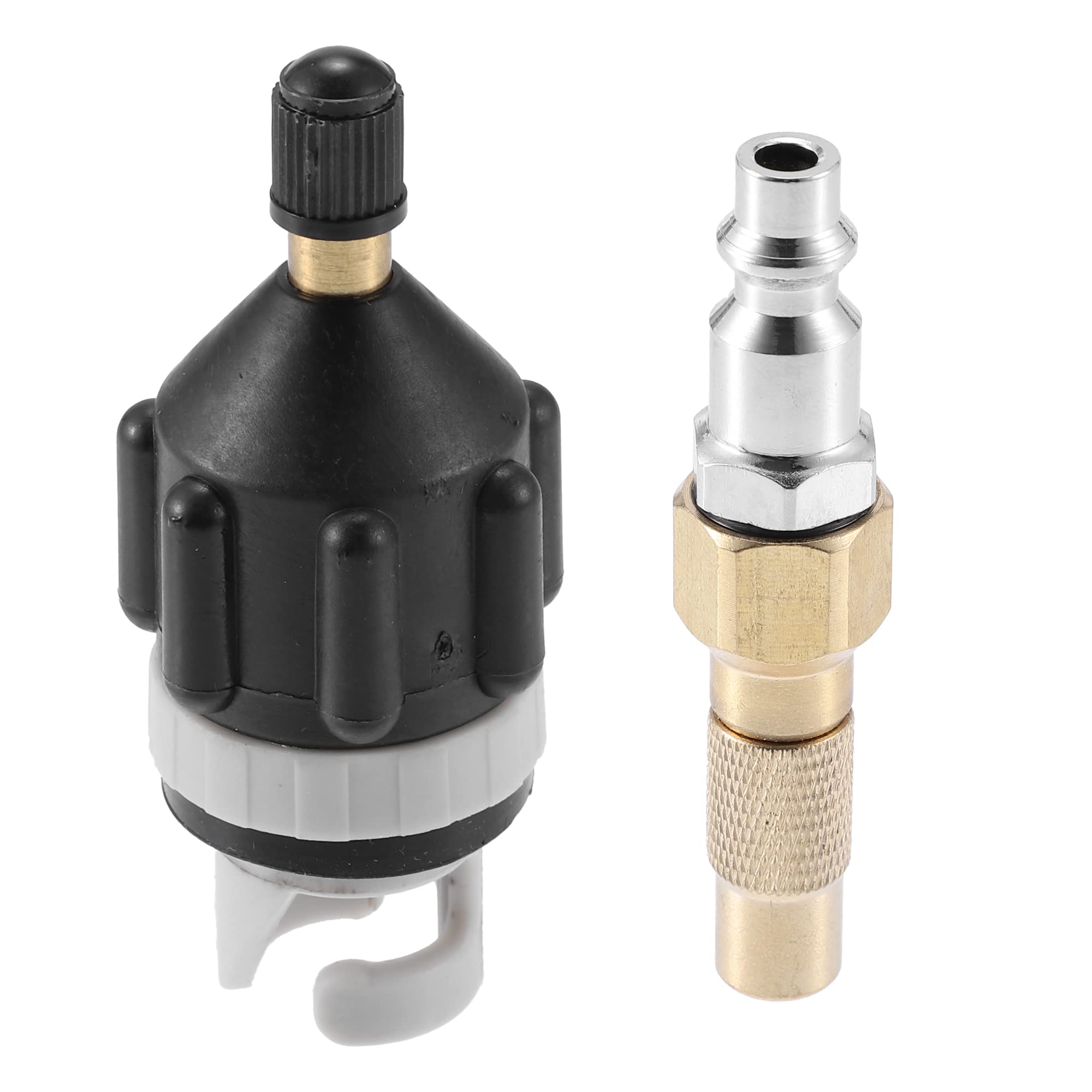X AUTOHAUX 1 Set Paddle Board Valve Adapter with America Type Push Inflatable Nozzle for Compressor Paddle Board Dinghy Stand Up Paddle Board Inflatable Boat