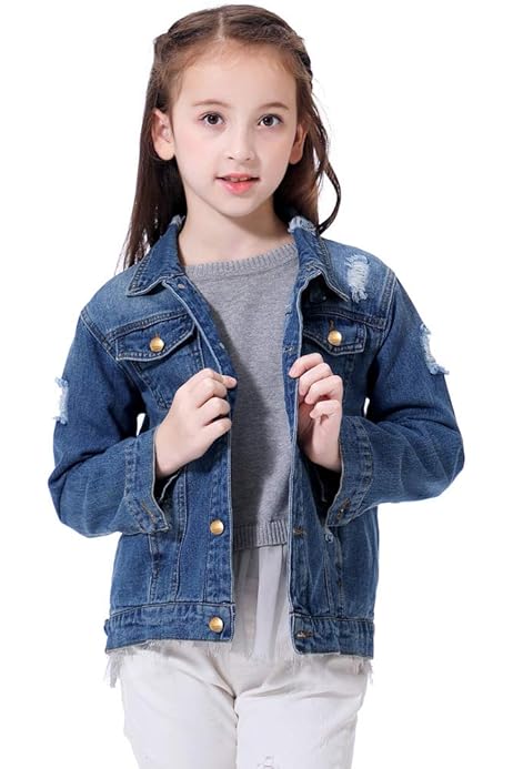 jeans coat girls