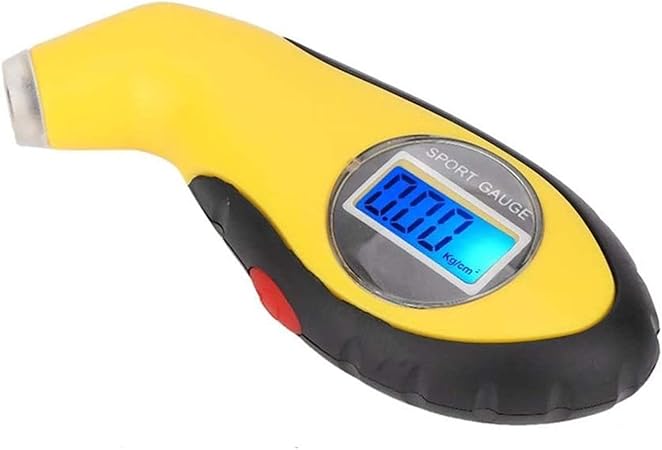 Changskj Barómetro Digital Car Llano Neumático Aire Medidor Medidor