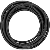 Milton's Bells MB 25H Driveway Signal Hose, 3/8" ID Premium Rubber Treadle Hose for Driveway Alarm, Bell &amp; Chime Systems, Oil &amp; UV Resistant Vehicle Detection Tubing, Multiple Lengths