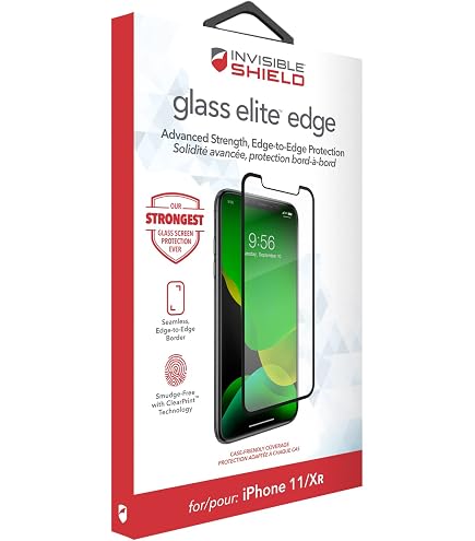 ZAGG InvisibleShield Glass Elite Privacy+ Protezione Schermo In Vetro Per IPhone 12/11/XR, Filtro Privacy 2 Vie, Tecnologia ClearPrint, Bordi Rinforzati - 3