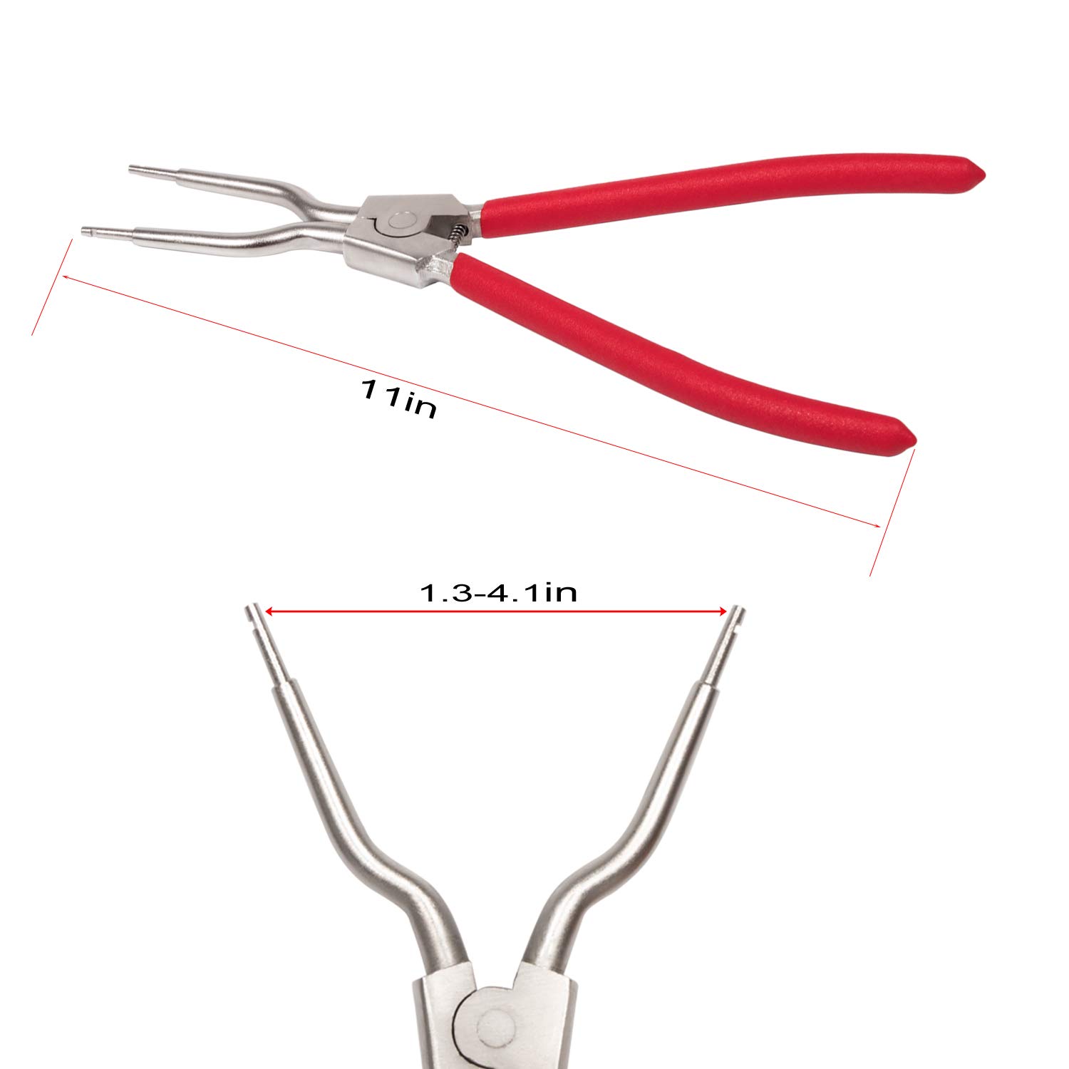 383EER4001A Washer Inner/Outer Tub Spring Expansion Tool 383EER4004A For LG, Samsung, Kenmore, Whirlpool Washing Machines, Spring Tool Expands to 4.3 Inches for Door Boot Seal Clamp Ring Removal