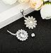 REVOLIA 2-3Pcs 14G Stainless Steel Belly Button Rings for Women CZ Flower Body Piercing Jewelry (G :2Pcs Style D)