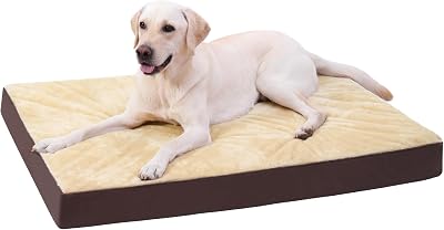 KSIIA Large Orthopedic Dog Bed 91x68x8cm Removable Cover Non Slip