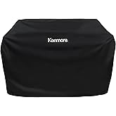 Kenmore 66 Inch Gas Grill Cover for Outdoor Grill, Universal BBQ Grill Cover for 6-Burner Gas Grill, Weatherproof, UV- and Fa