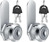 XiangJunly Cabinet Locks 16 mm Letterbox 2 Pack with Keys view 1