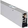 Automatic Door Bottom - Door Seal Soundproofing and Draft Blocker Solution - Heavy Duty, Surface Mounted, Clear Anodized Aluminum - 36" Long
