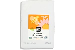 365 by Whole Foods Market, Pleasant Morning Buzz Whole Bean Coffee, Medium-Dark Roast, 24 Ounce