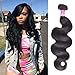 Body Wave WeaveBrazilian Virgin Hair Body Wave Hair Weave one Bundles 16inch 100% Unprocessed Virgin Human Hair Weave Natural Black