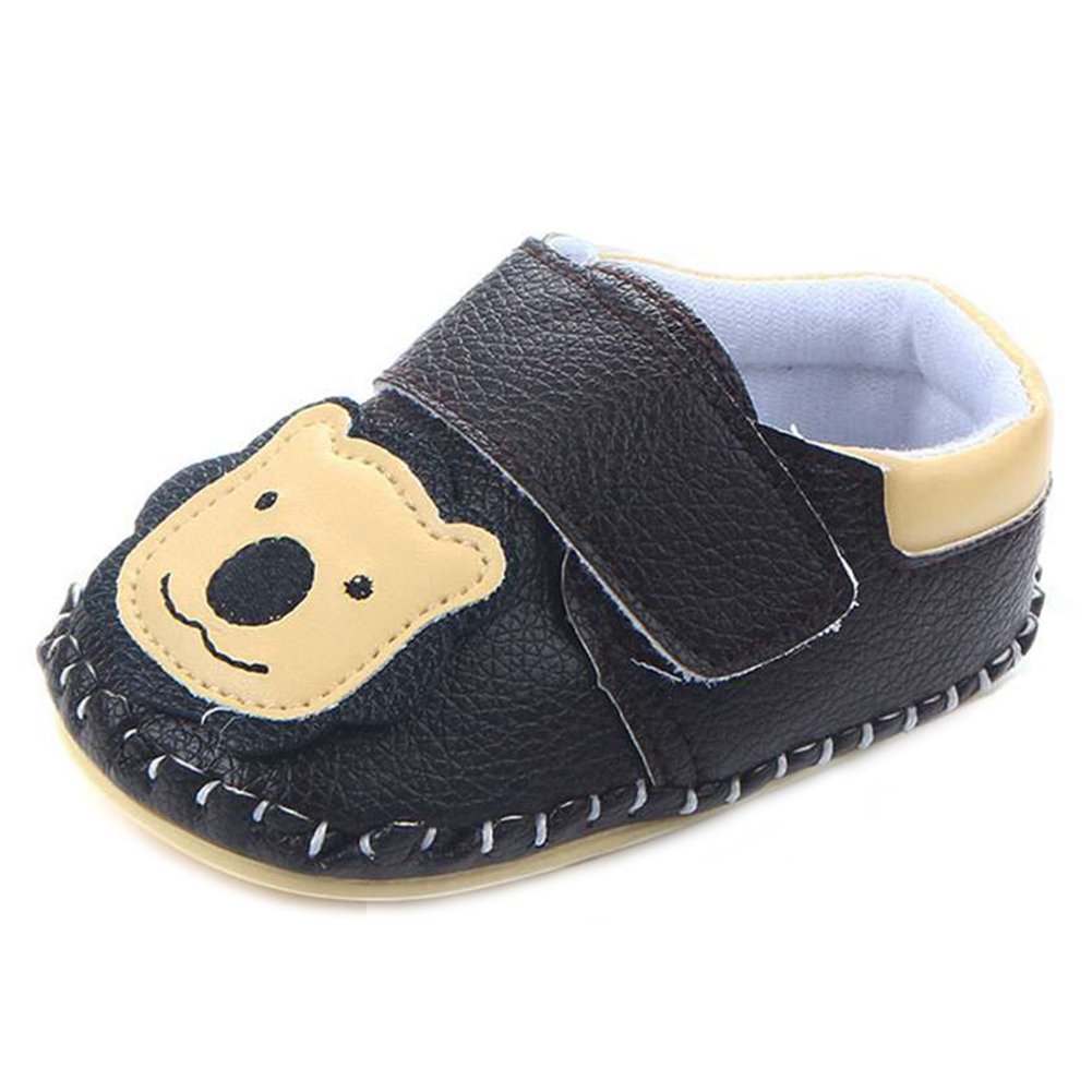 Annnowl Baby Slippers Non Slip Soft Rubber Sole Cartoon Crib Shoes