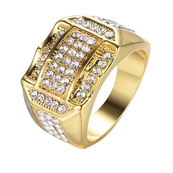 Herren Ringe, Diamant Männer Business Edel Ring Ein Geburtstagsgeschenk Geschenk Partnerringe