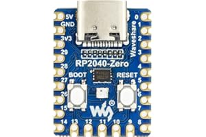 Waveshare RP2040-Zero A Low-Cost High-Performance Pico-Like MCU Board Based On Raspberry Pi Microcontroller RP2040 Castellate