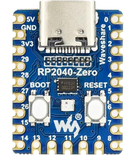 3PCS RP2040-Zero Mini Board - Raspberry Pi RP2040 MCU With Type-C USB, 2MB Flash Memory