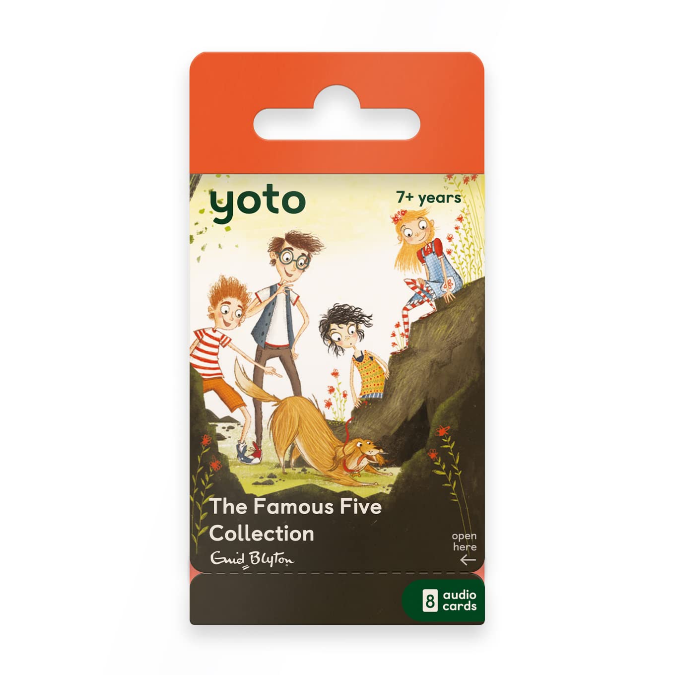 YOTO The Famous Five Collection by Enid Blyton – 8 Kids Audio Cards for Use with Player & Mini All-in-1 Audio Device, Screen-Free Listening with Fun Stories for Playtime Bedtime & Travel, Ages 7+