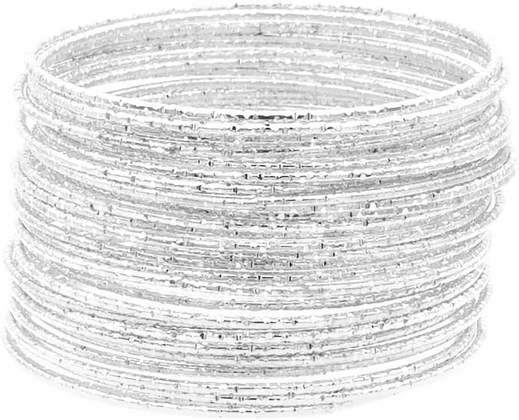 30pcs Metal Stackable Bracelet Bangles Set for Women Indian Bracelet