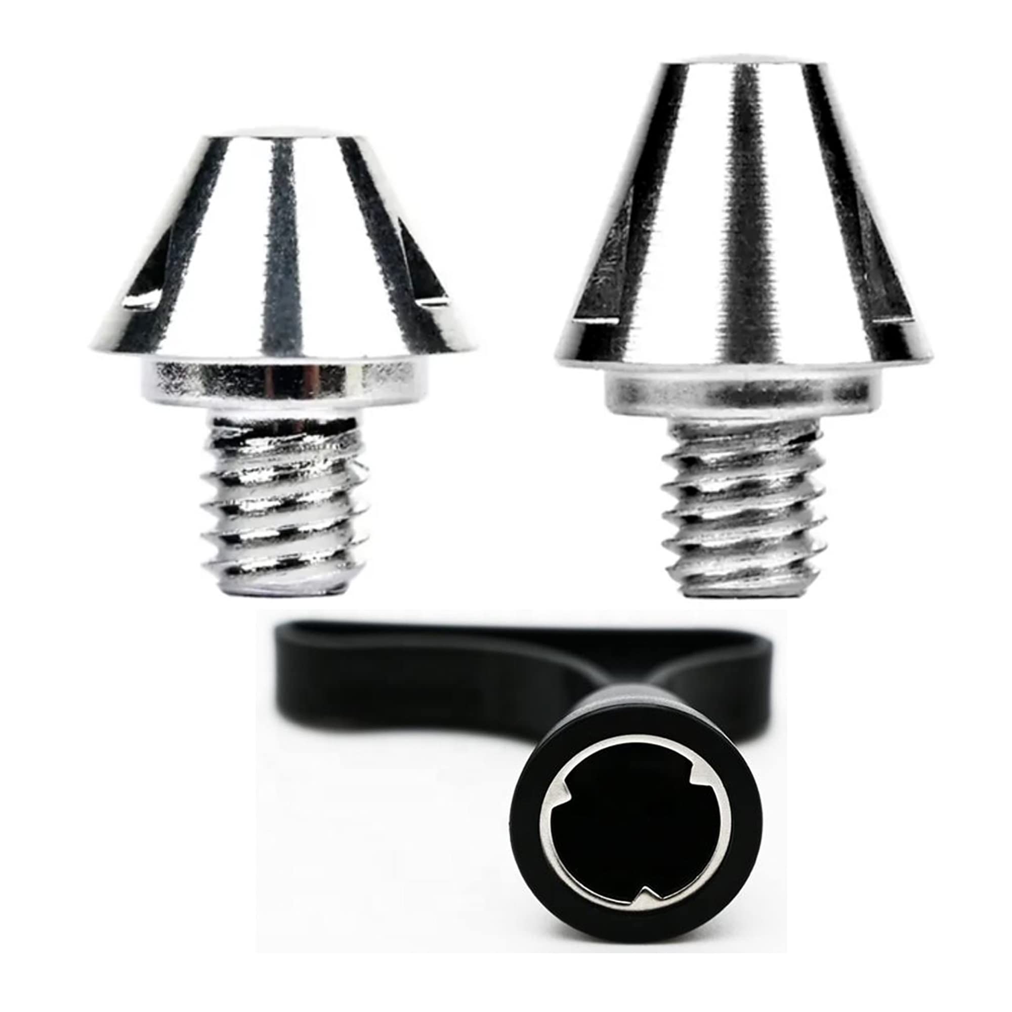 Set of 24 Football Cleats with Key | Aluminium Studs Football Boots | Spare Cleats | SG Cleats | Natural Grass Cleats | 8 mm – 11 mm