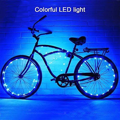 LET'S GO! 2Tire Pack LED Bike Wheel Lights with Batteries Included