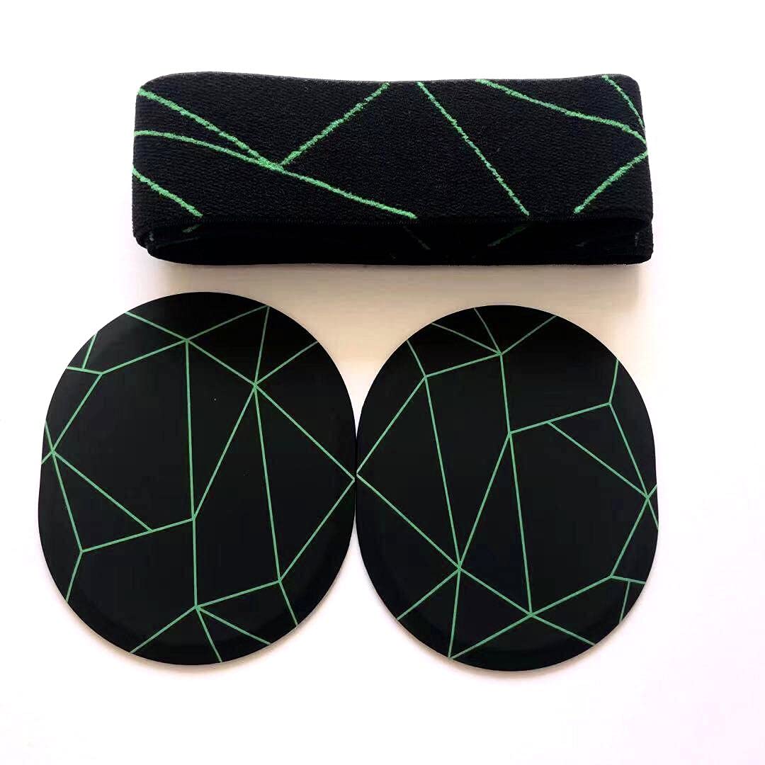 2 in 1 Magnet Cover with Headband for SteelSeries Arctis Pro High Fidelity Gaming Headset/SteelSeries Arctis Pro Wireless Gaming Headset (Green in Black)