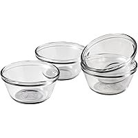 Anchor Hocking 6-Ounce Glass Custard Cups, Set of 4