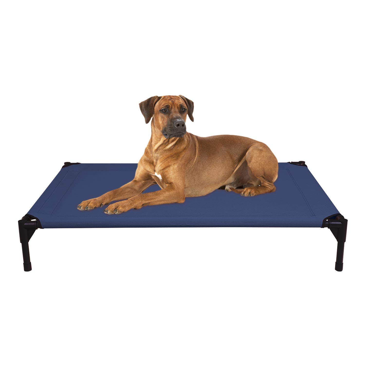 Veehoo Cooling Elevated Dog Bed, Portable Raised Pet Cot with Washable