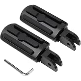 GIDIBII Motorcycle Front Rider Foot Pegs Compatible with Harley Softail Breakout Street Bob Sport Glide Low Rider FLSB FXST FXBB FXBBS FXLR FXLRS FXBR FXBRS RH1250S 2018-2025(Black)