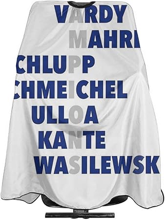 Amazon レスターシティプレミアリーグチャンピオンズプロの理髪師岬 ヘアカットエプロンポリエステルサロン美容師 男性女性のためのヘアスタイリストと理髪師 55 X66 Nr 散髪ケープ 通販