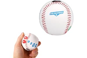 Gosknor Training Baseball, Soft Baseball Grip Trainer with Finger Placement Marker Softball Drill Equipment Machine Accessori