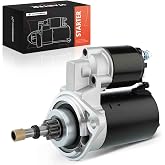 A-Premium Starter Motor, 12V 1.1KW 9 Teeth Counterclockwise | Compatible with Porsche 914 1970-1975 1.7L 1.8L &amp; Volkswagen Beetle 1967-1969 1.5L, 1970-1979 1.6L &amp; Combi, Karmann Ghia