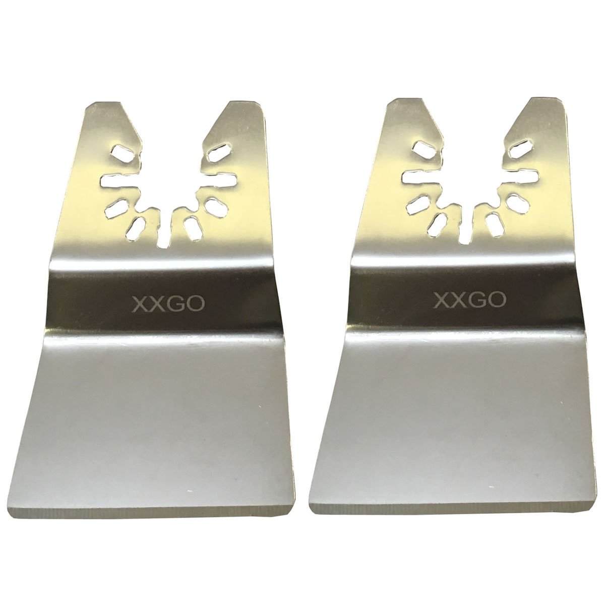 XXGO 2 Pcs Universal 2” Rigid Oscillating Tool Scraper Blades Compatible with Bosch Chicago