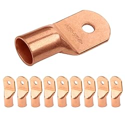 SELTERM 10pcs 250 MCM - 5/16" Stud - Battery