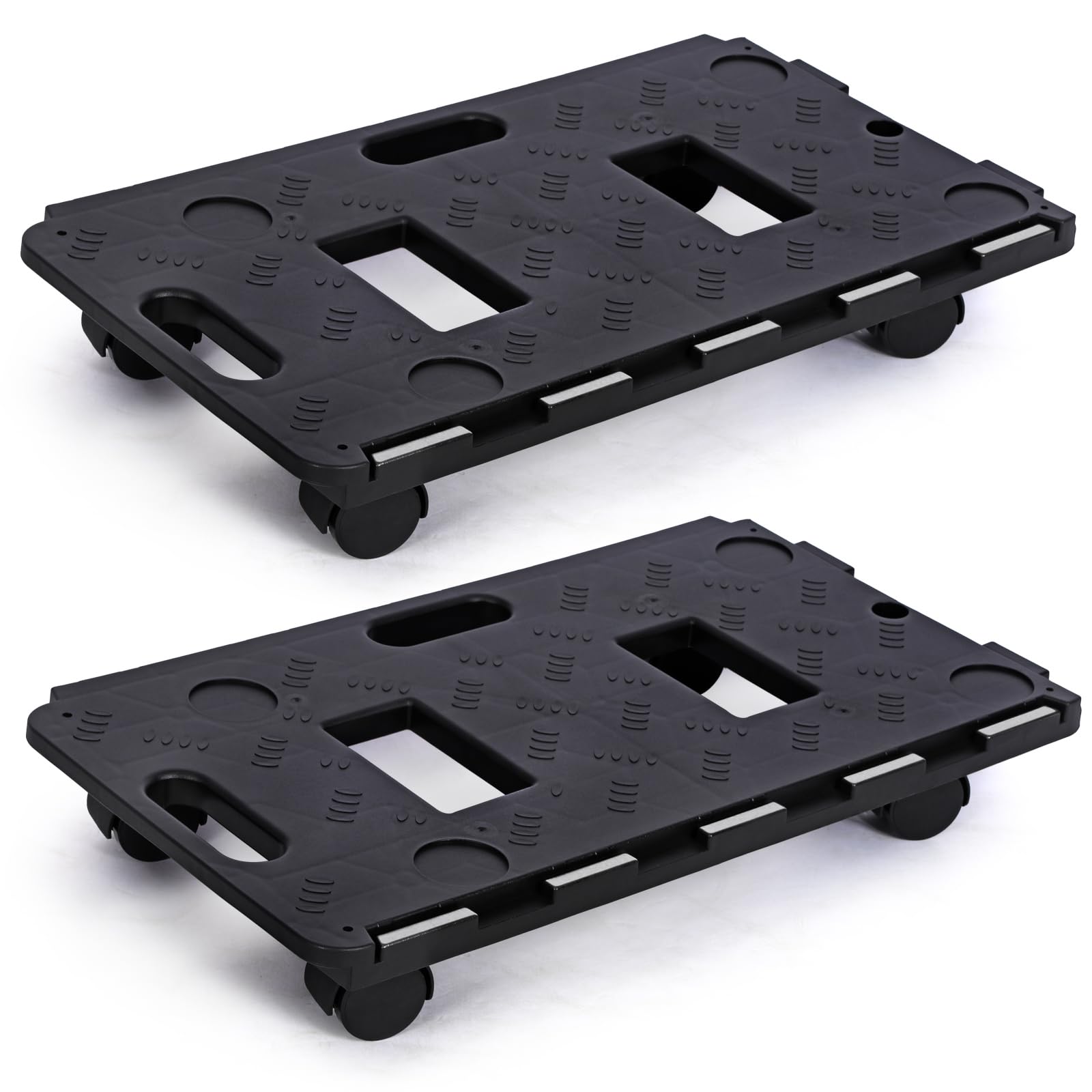 Photo 1 of 2 Pack Dolly Cart Multipurpose Furniture Mover with 5 Wheels Moving Supplies 220lbs Weight Capacity Each Movers Dollies