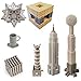 512 Pcs 5 mm Magnetic Fidget Blocks Extra 8Pcs, Separator Card, Travel Pouch Metal Gift Box