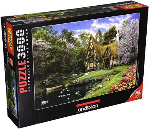 Perre Group Spring Lake Cottage Jigsaw Puzzle (3000-Piece)