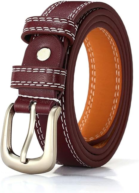 Amazon Co Jp レディースベルト レディースレザーベルトバックルベルトファッションベルトヴィンテージレザーベルトpinバックルベルト 色 A5 ホーム キッチン