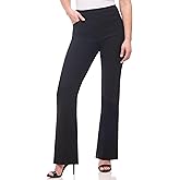 REKKUNA Women's Pull-On Stretchy and Dressy Boot Cut Career Pant
